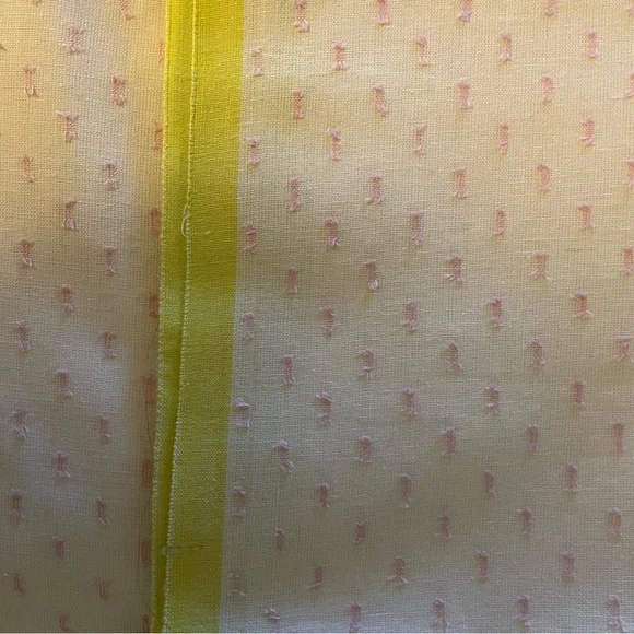 RubyStar Society - Warp & Weft by Alexia Abegg - Flicker in Cream wPink 2.75yds - Picture 2 of 3